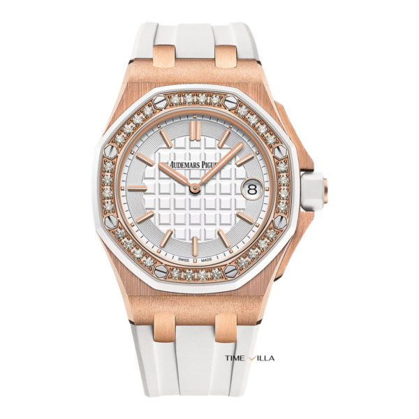 Audemars Piguet Royal Oak Offshore 67540OK White Dial Diamond 37mm