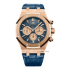 Audemars Piguet Royal Oak Chronograph 26331OR Blue Dial Leather Strap 41mm