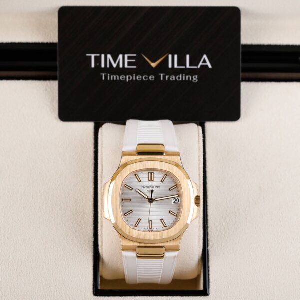 Patek Philippe Old Nautilus 5711J Yellow Gold White Dial