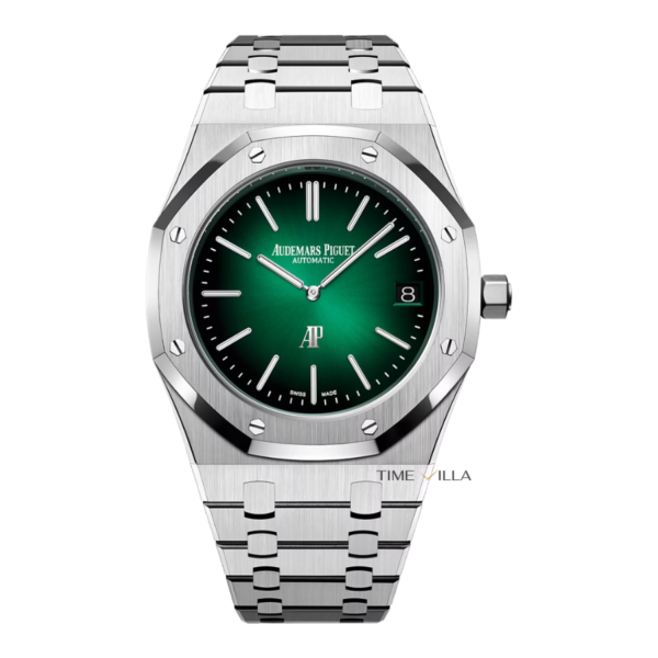 Audemars Piguet Royal Oak 15202PT.OO.1240PT.01 Platinum Smoked Green Sunburst Limited 950
