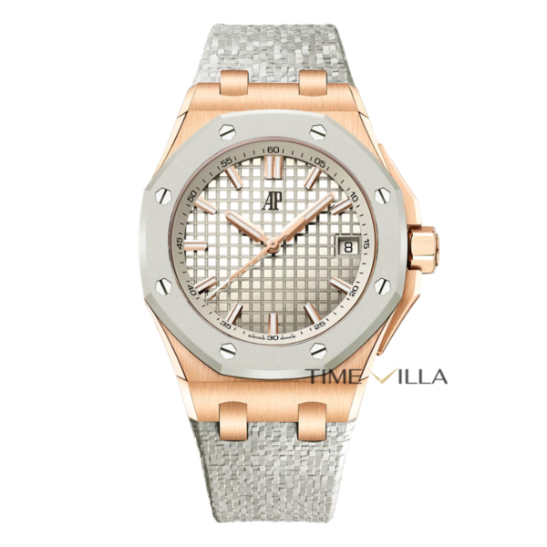 Audemars Piguet Royal Oak 77605OK.OO.A101CA.01 Grey Rubber-Covered 37mm