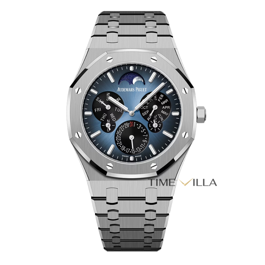 Audemars Piguet Royal Oak Perpetual Calendar 26586TI.OO.1240TI.01 Smoked Blue Limited Edition 200 Audemars Piguet Royal Oak Perpetual Calendar 26586TI.OO.1240TI.01 Smoked Blue Limited Edition 200