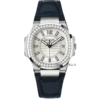 Patek Philippe Nautilus Ladies 7010G-001 White Dial Diamond Leather Strap 35,6mm