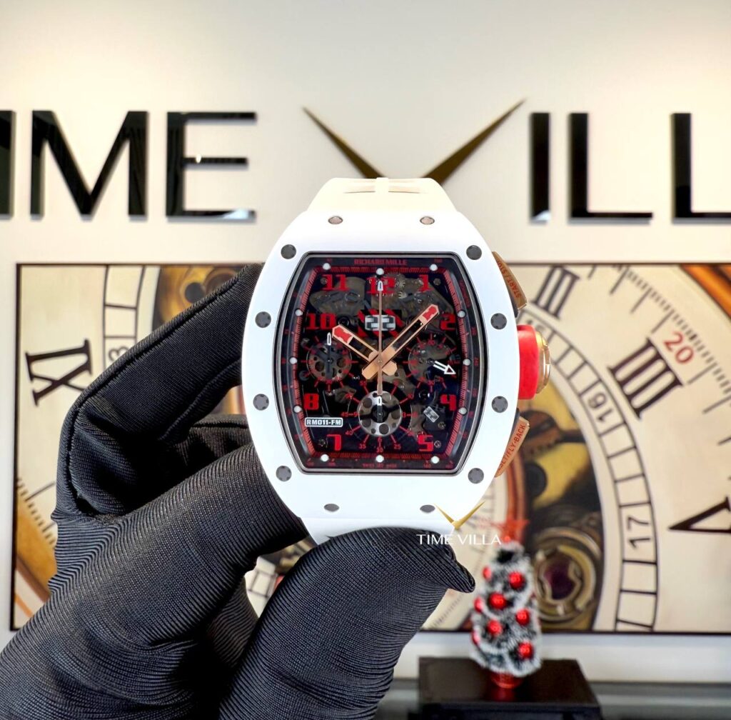 Richard Mille RM011 Rose Gold Ceramic Demon Limited Edition 30 Richard Mille RM011 Rose Gold Ceramic Demon Limited Edition 30
