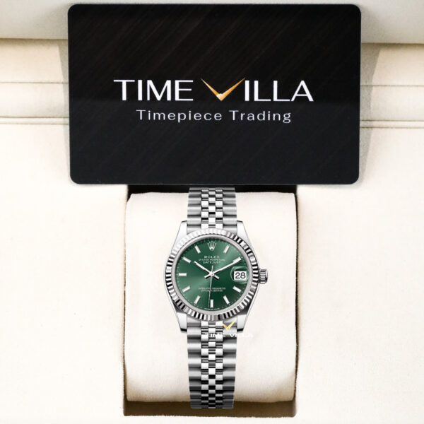 Rolex Datejust Ladies 278274-0018 Olive Green Index Dial 31mm