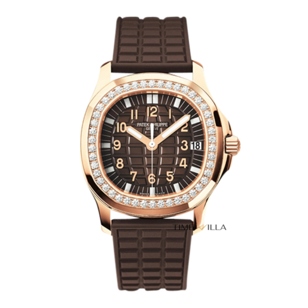 Patek Philippe Aquanaut 5068R-001 Brown Diamond Bezel