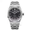 Audemars Piguet Royal Oak 15451ST Diamond Bezel Black Dial 37mm