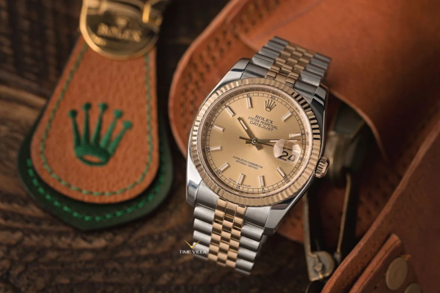 Cách chỉnh giờ đồng hồ Rolex Datejust