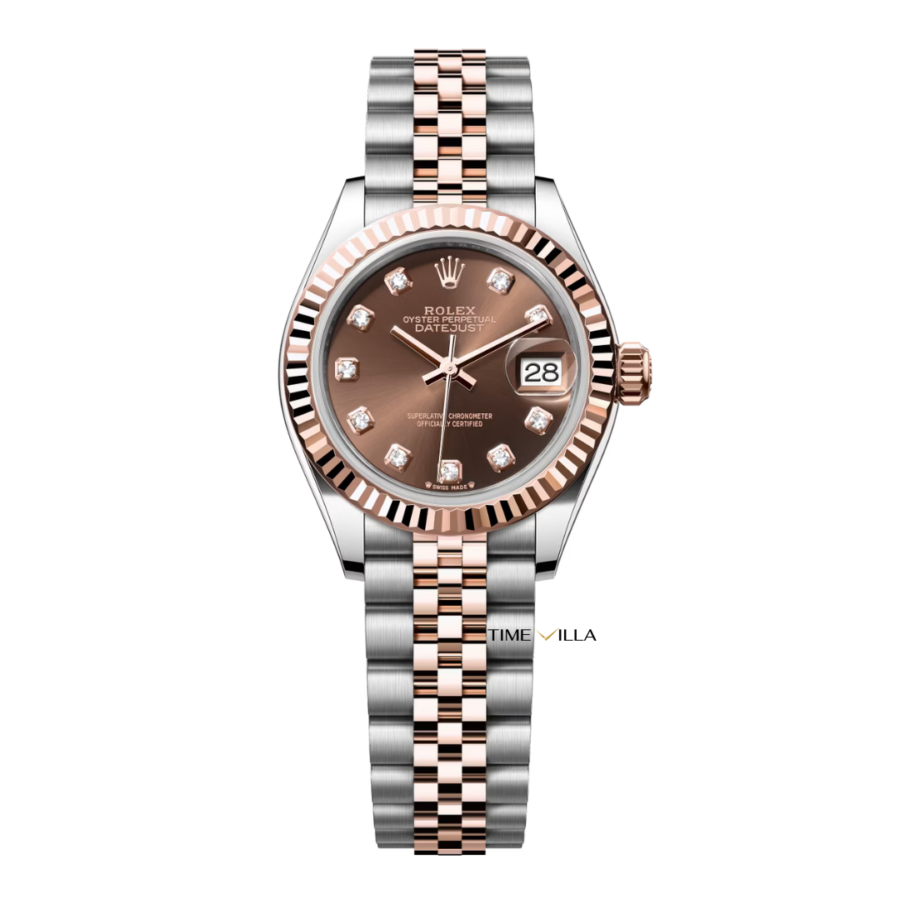 Đồng hồ Rolex nữ đính kim cương - Datejust 279171 Chocolate Diamond Dial 28mm