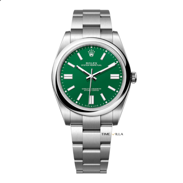 Rolex Oyster Perpetual 124300 Green Dial 41mm