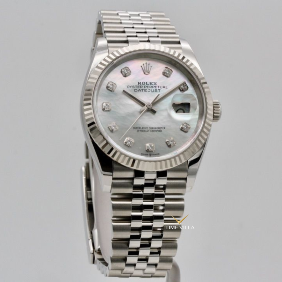 Rolex Datejust 126234 MOP Diamond Steel