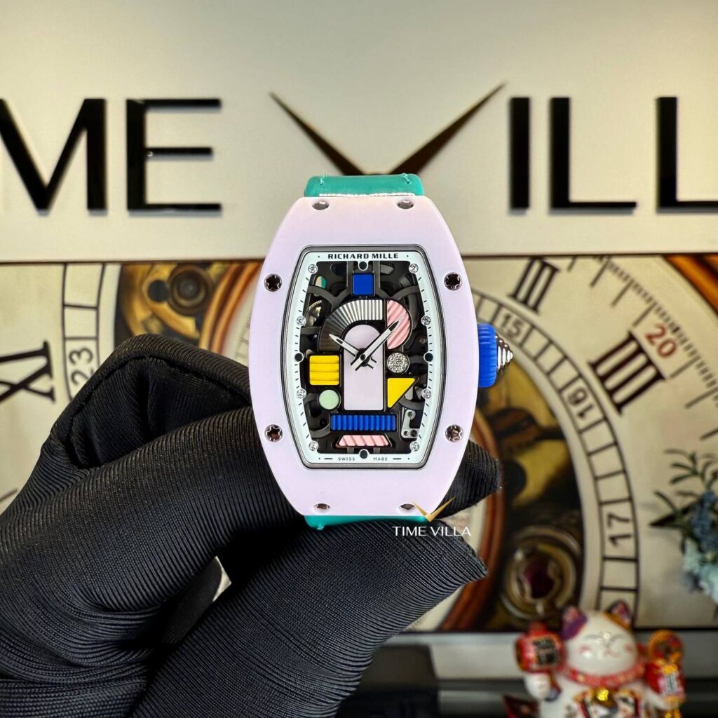 RM07-01 Automatic Winding Coloured Ceramics Blush Pink RM07-01 Automatic Winding Coloured Ceramics Blush Pink