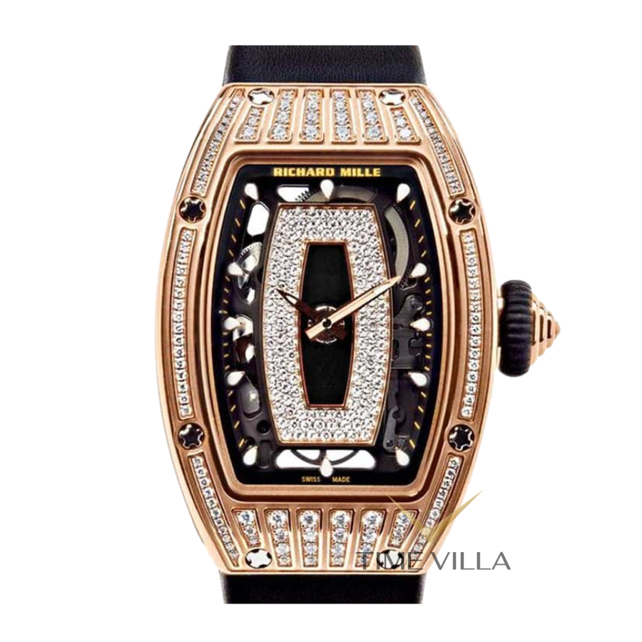 Richard Mille RM07-01 Rose Gold Medset Black Lip Richard Mille RM07-01 Rose Gold Medset Black Lip