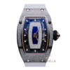 Richard Mille RM07-01 White Gold Full Diamond Black Lips