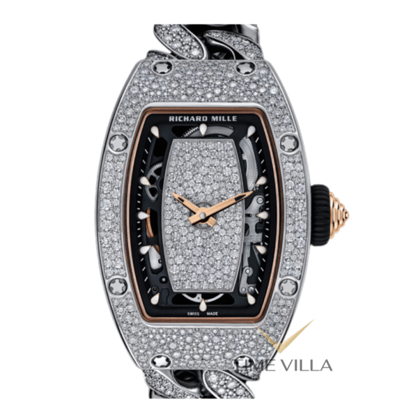 Richard Mille RM07-01 White Gold Full Snow Diamond Bracelet