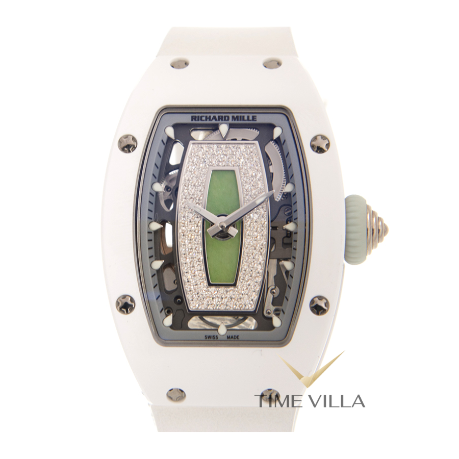 Richard Mille RM07-01 White Ceramic Jade Green Lip Limited Edition 100 Richard Mille RM07-01 White Ceramic Jade Green Lip Limited Edition 100
