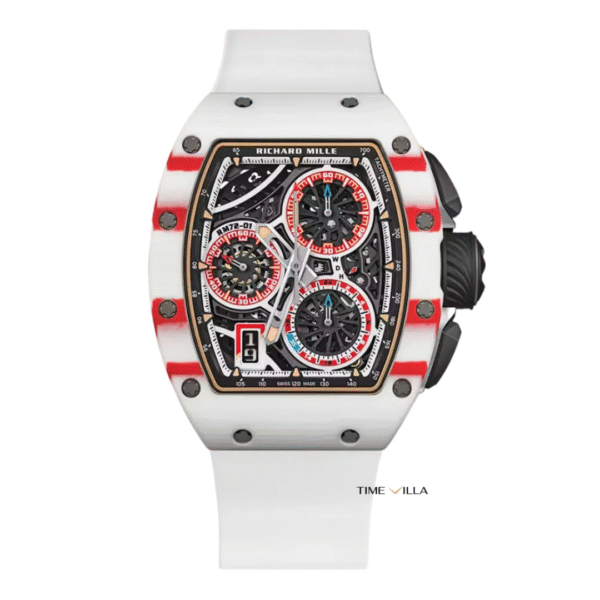 RM72-01 Monaco White Red Quartz TPT Limited Edition 150pcs