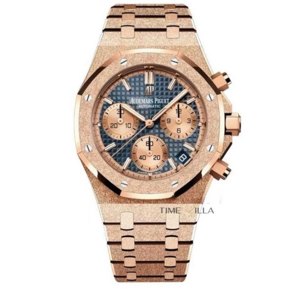 Audemars Piguet Royal Oak Chronograph 26239OR Blue Dial Frosted Gold 41mm