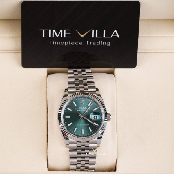 Rolex Datejust 126234 Mint Green Steel 36mm