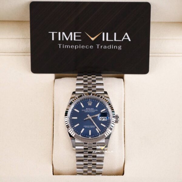 Rolex Datejust 126234 Blue Dial Steel Index 36mm