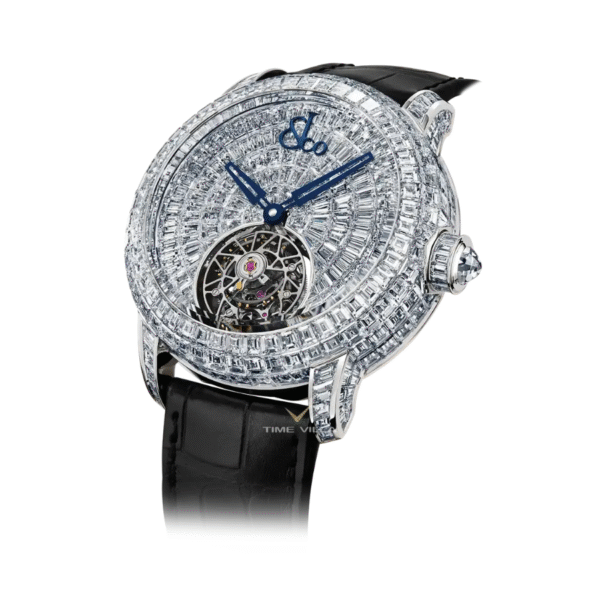 Jacob & Co Caviar Flying Tourbillon CV310.30.AB.AA.A White Sapphires 44mm