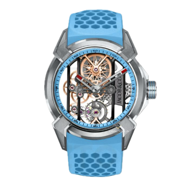 Jacob & Co Epic X Baby Blue EX110.20.AA.AJ.A Skeleton