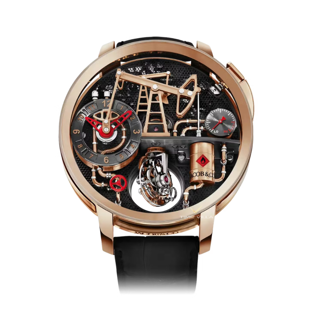 Jacob & Co Oil Pump Rose Gold 49.5MM OI100.40.AA.AC.A Jacob & Co Oil Pump Rose Gold 49.5MM OI100.40.AA.AC.A