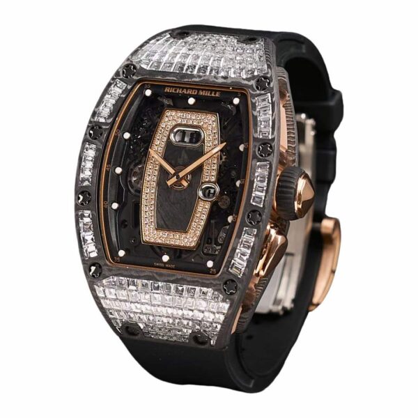 Richard Mille RM037 Black NTPT Diamond Baguette