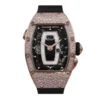 Richard Mille RM037 Rose Gold Snow Diamond Black Lips