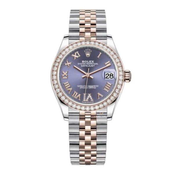 Rolex Datejust m278381rbr-0020 Purple Roman Dial